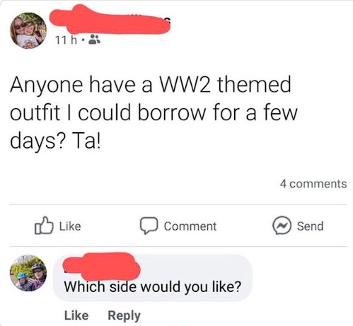 WW2 outfit needed - meme