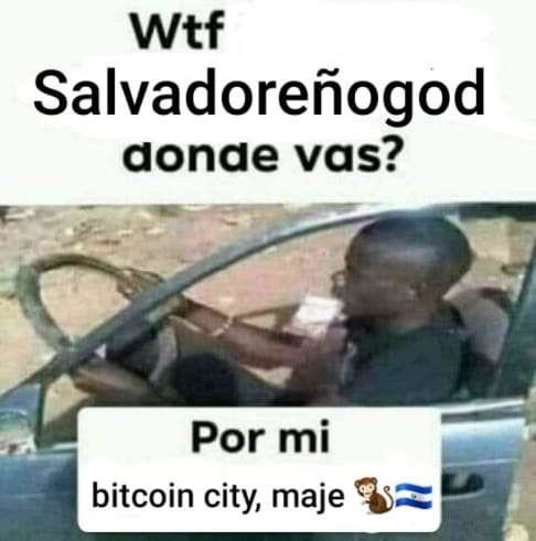 Bitcoin city, carajo - meme