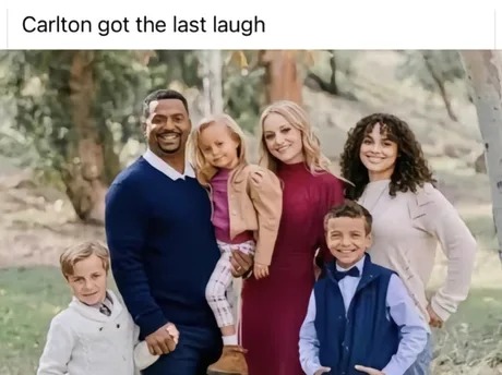 Carlton has a good life - meme