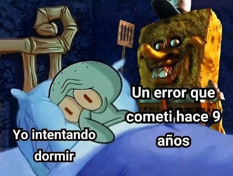 Error 404: dormir bien desde hace 9 años no encontrado - meme