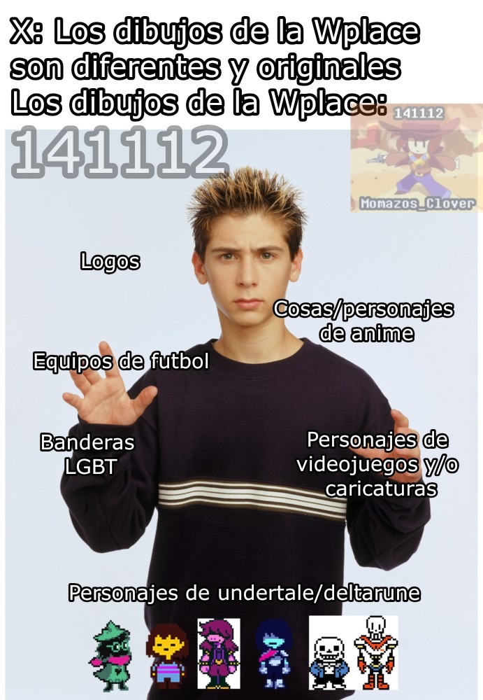 He oído hablar sobre esa página de un disque juego de pixeles y solo hay esas cosas en todo el mapa - meme