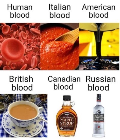 blood is blood - meme
