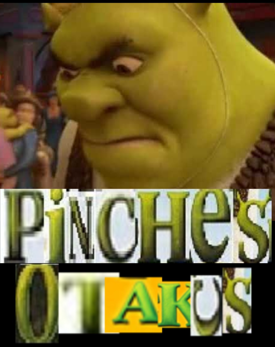 Shrek está harto de los otakus - meme