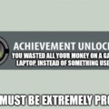 Gamer achievement unlocked