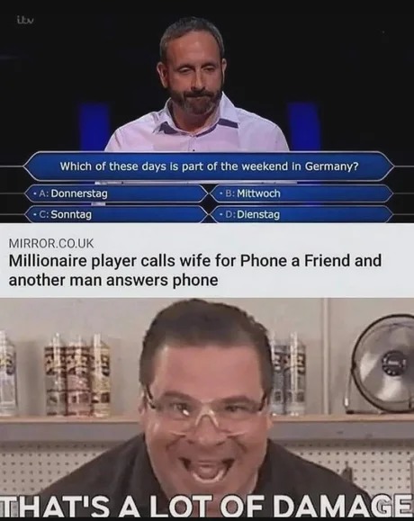 That's a lot of damage - meme