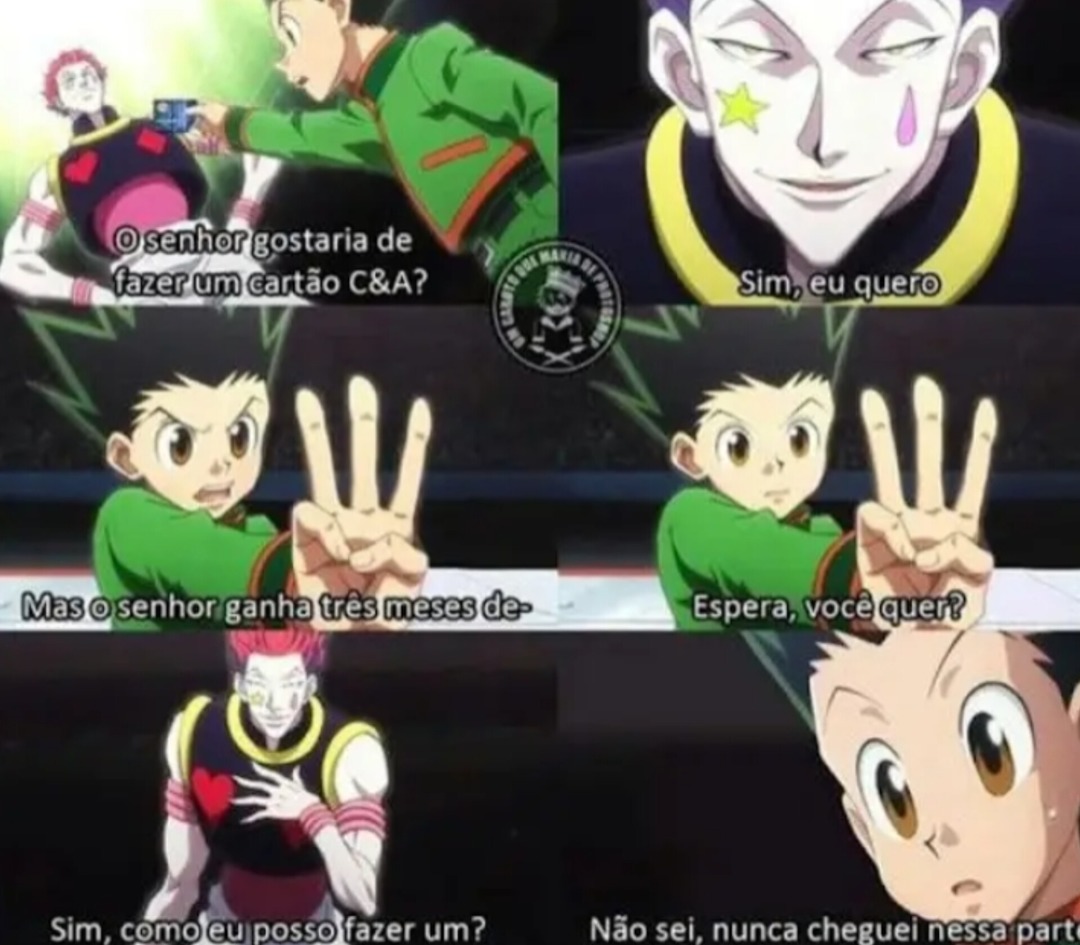 Cartão C&A - meme