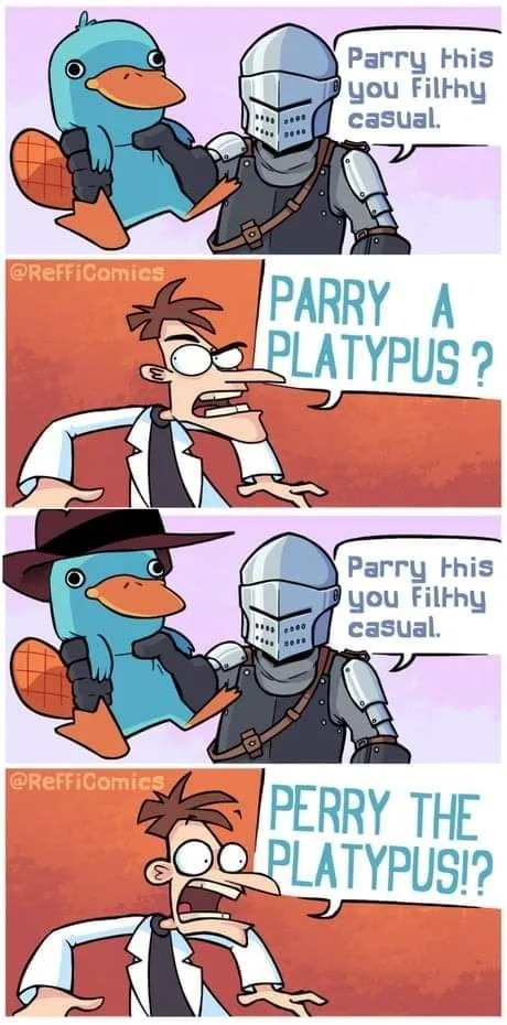 Platypus Perry - meme