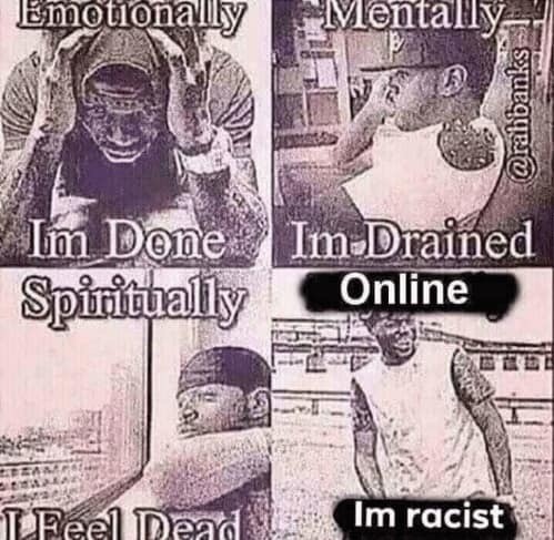 Le online racism - meme
