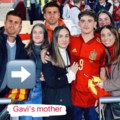 foto de familia de Gavi en el partido