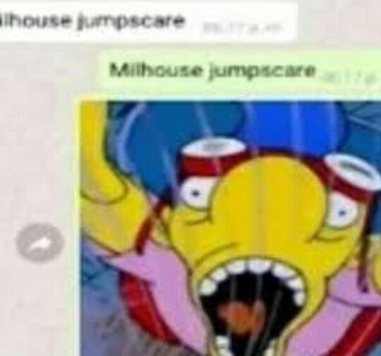 Milhouse Jumpscare - meme