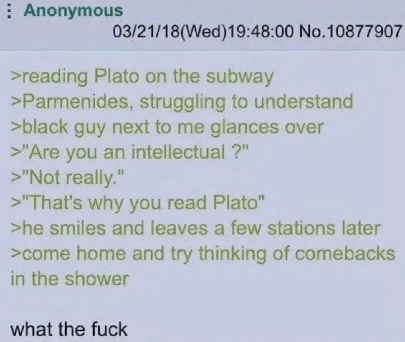 Subway guy called me an intellectual and left me broken - meme