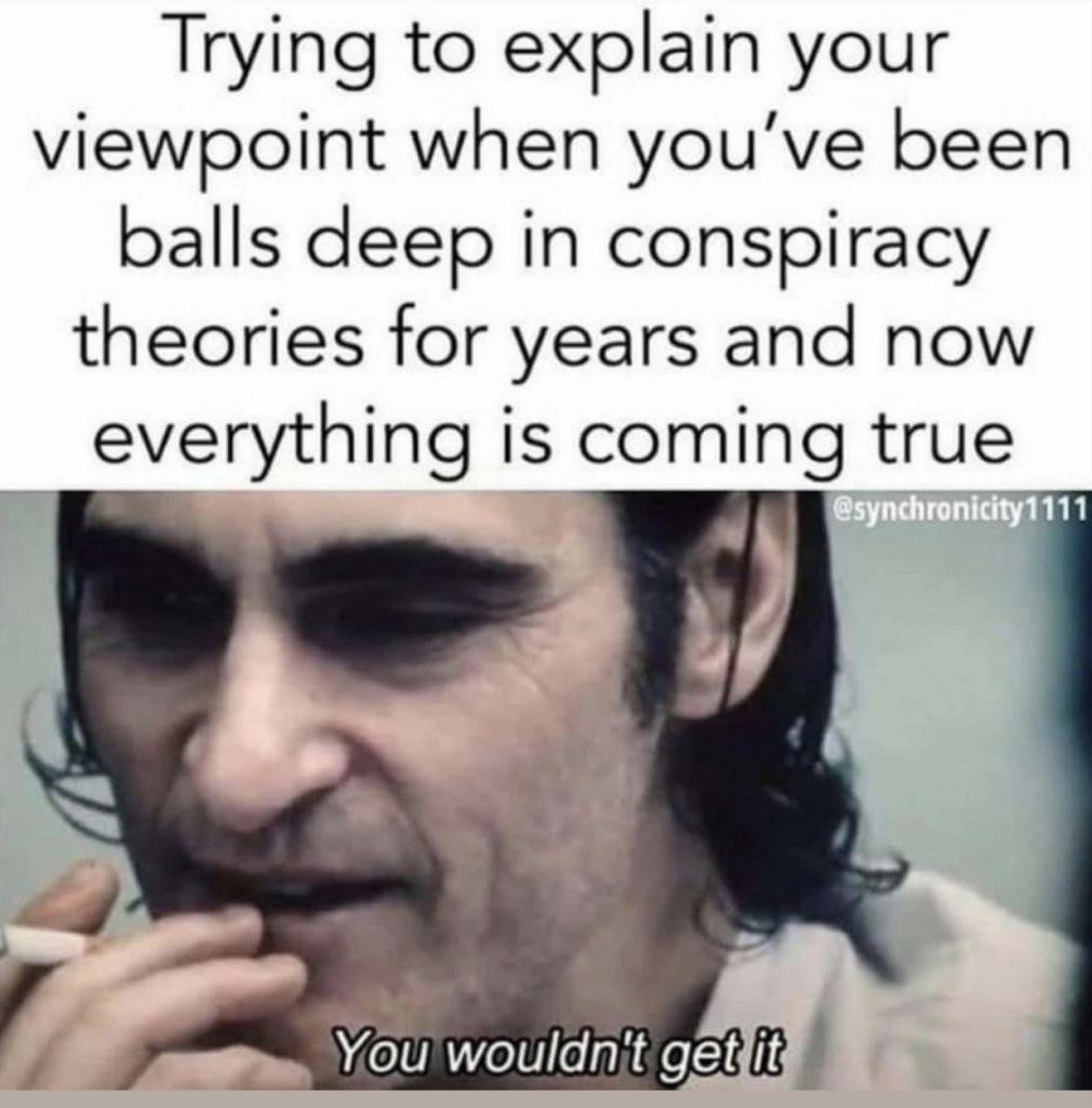 Conspiracy theorist - meme
