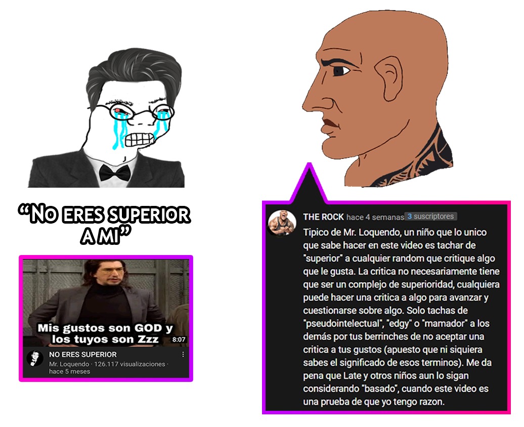 LA CHAD ROCA vs Mr. Virginquendo - meme