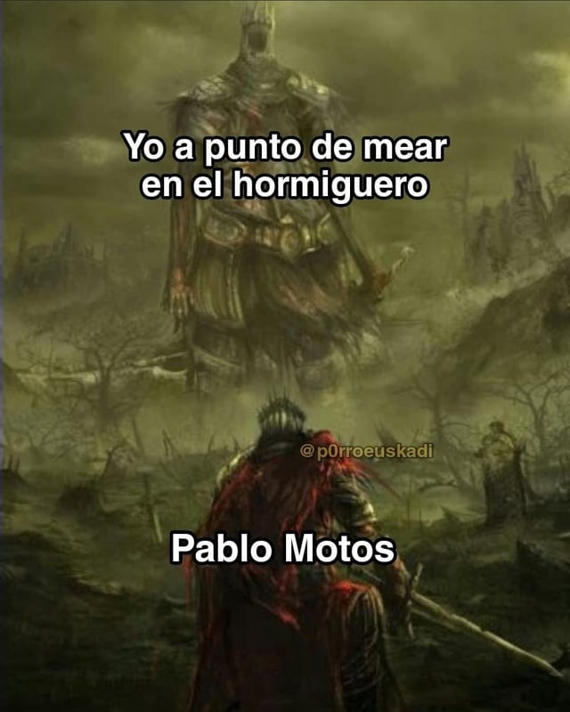Pablo Motos salvando los hormigueros - meme