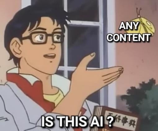 is this AI? or did my brain finally snap - meme