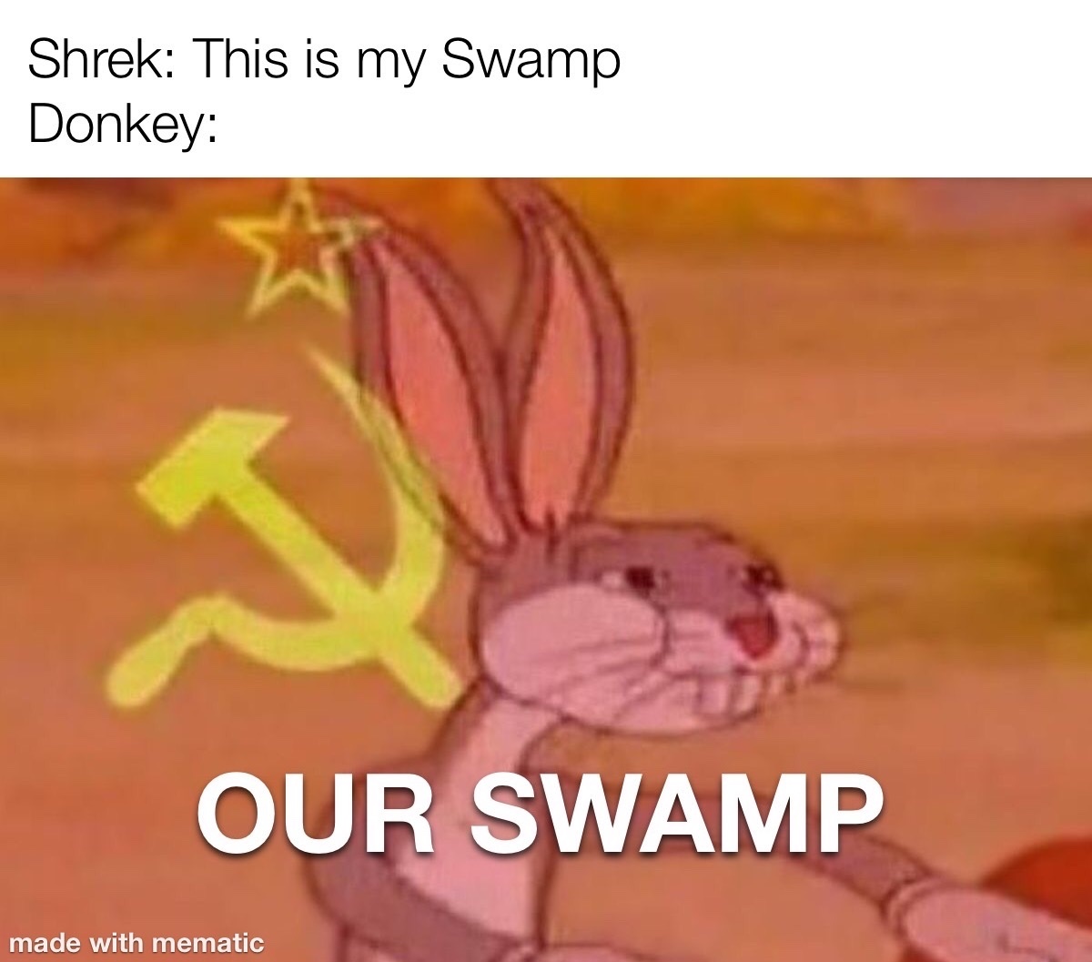 Always our swamp - meme