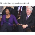 Bill Clinton excited to see Michael's bone