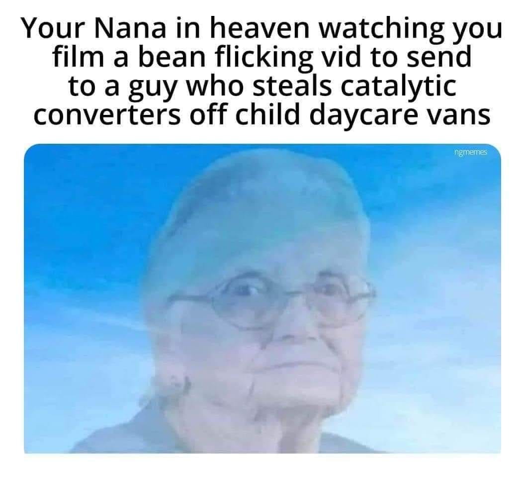 Nana, look away - meme