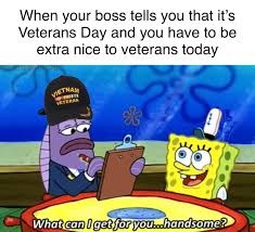 Veterans Day meme