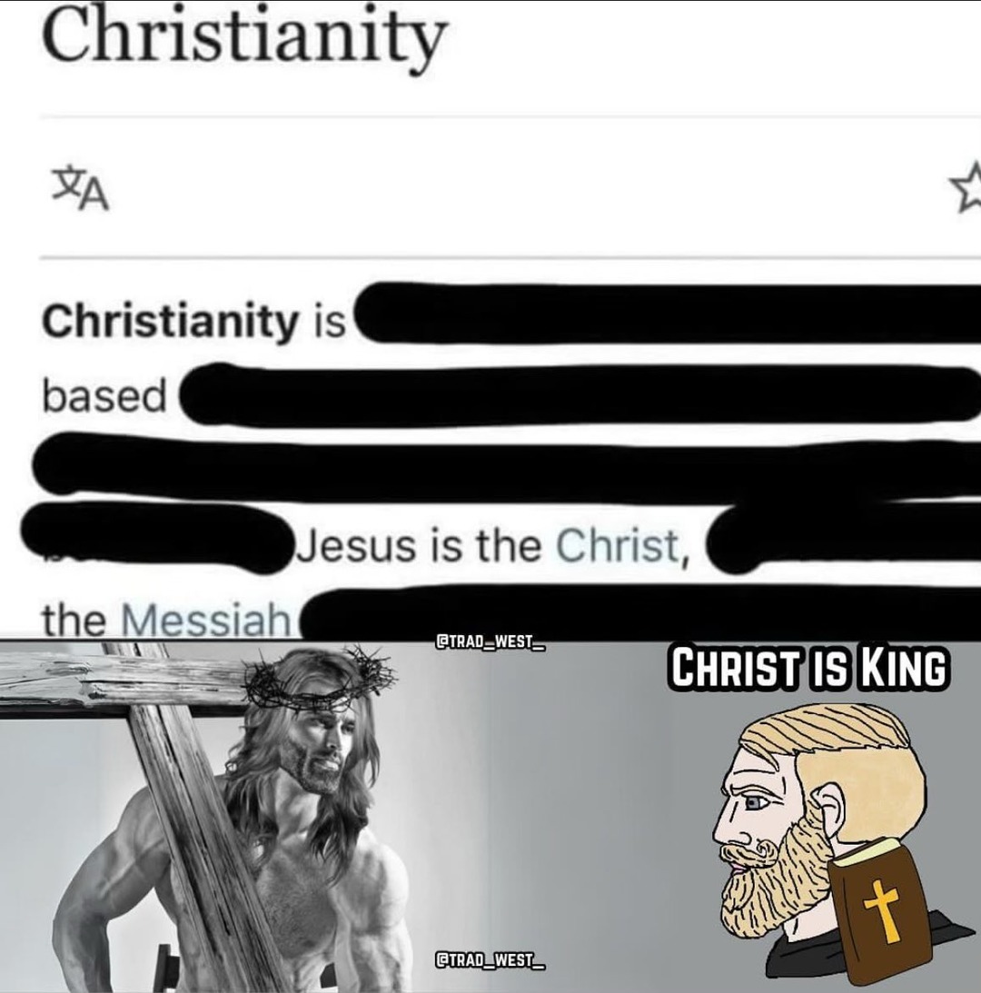 Christ is king - meme