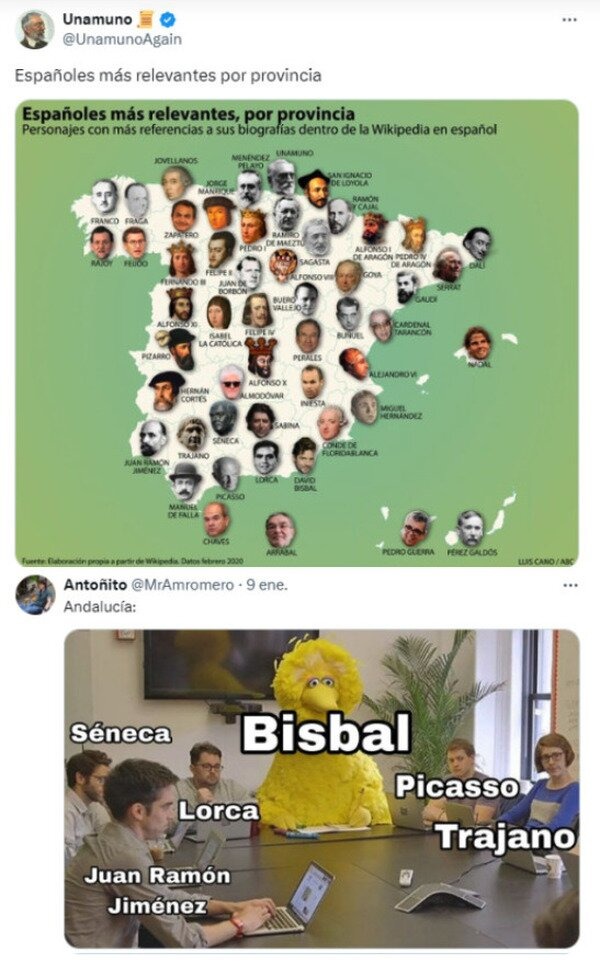 Bisbal, el español más relevante de todos - meme