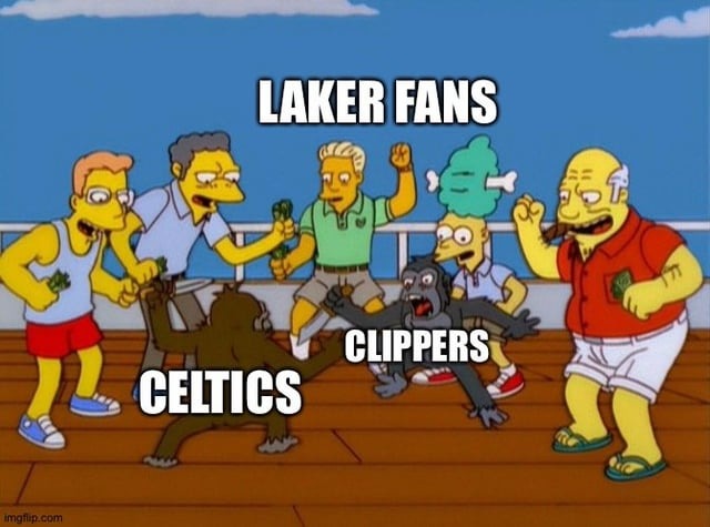 Celtics vs Lakers game 2025 meme