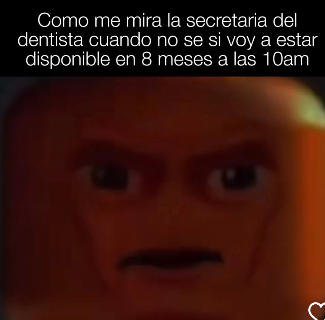 la secretaria del dentista y sus agendas del 2034 - meme