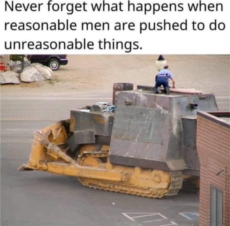 Even calm people have a breaking point - meme