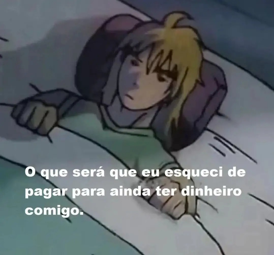 Pesadelo de clt - meme