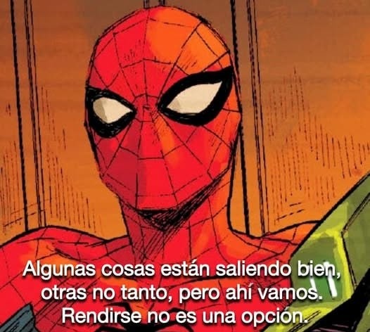 Unas cosas bien, otras fatal... pero no nos rendimos señores - meme