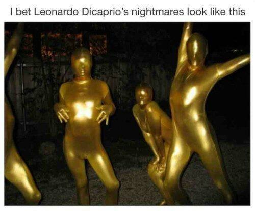 Look up the Leo's Oscar twitter account - meme