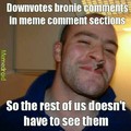 Thank you, to all brony downvoters.