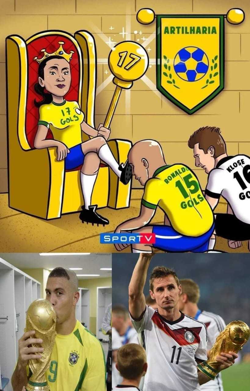 Lembrando que o Ronaldo tem 2 - meme