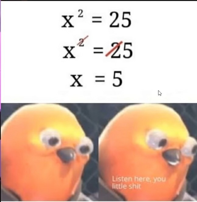 Matemáticas hijo - meme