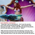 Mermaid getting wet....