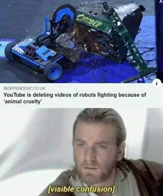 robots fighting in youtube meme