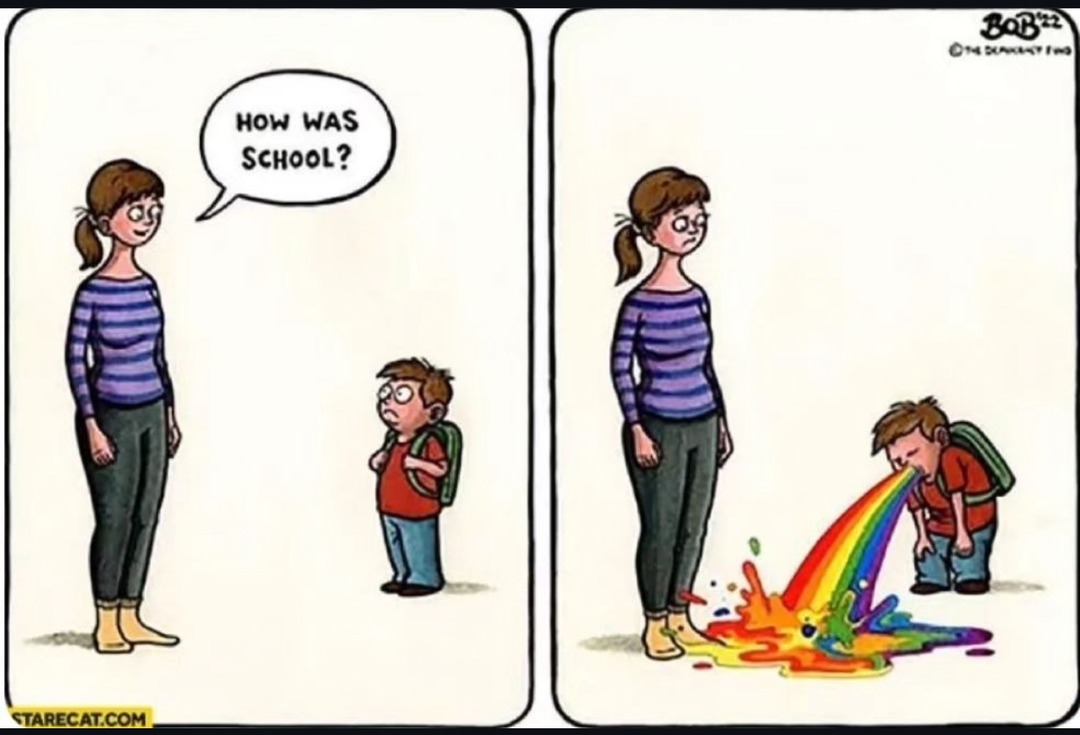Government indoctrination camps - meme