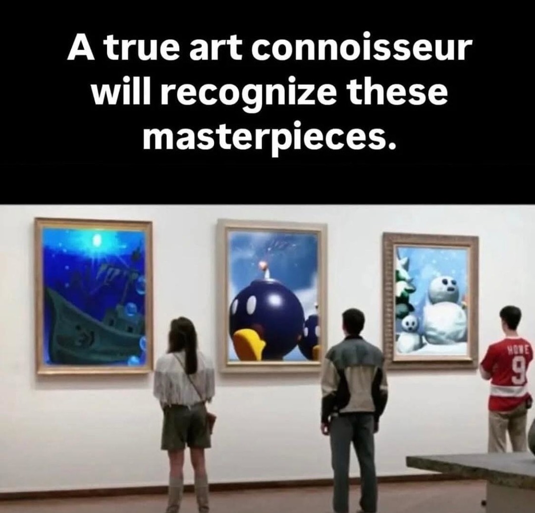 Only real art connoisseurs will recognize these masterpieces - meme