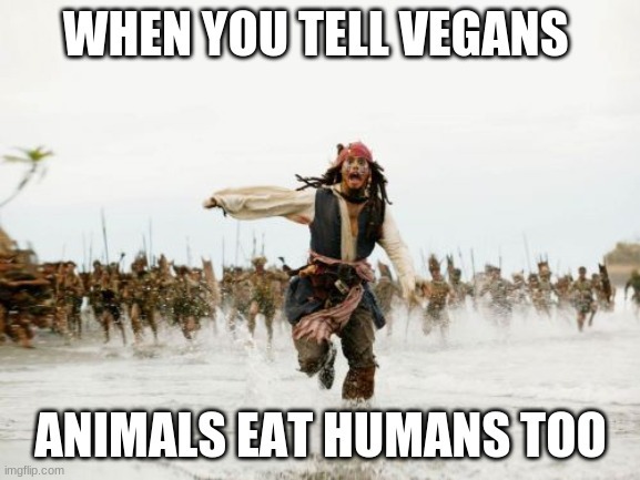 Vegans are dumb - meme