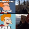 The homeless Climber