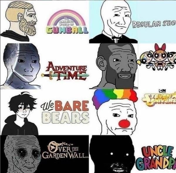 el viejo cartoon network era god - meme