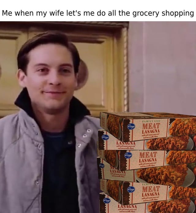 Grocery shopping - meme