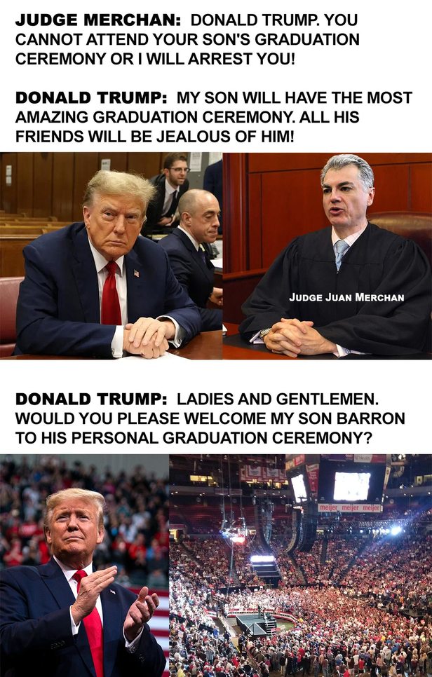 Barron Trump's Graduation - meme