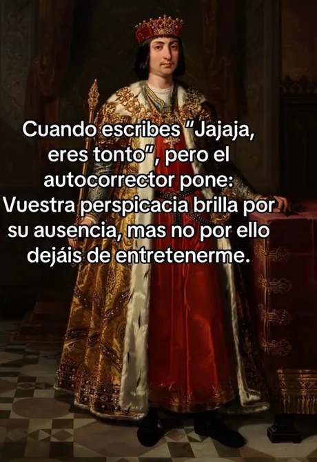 Cuando escribes: - meme