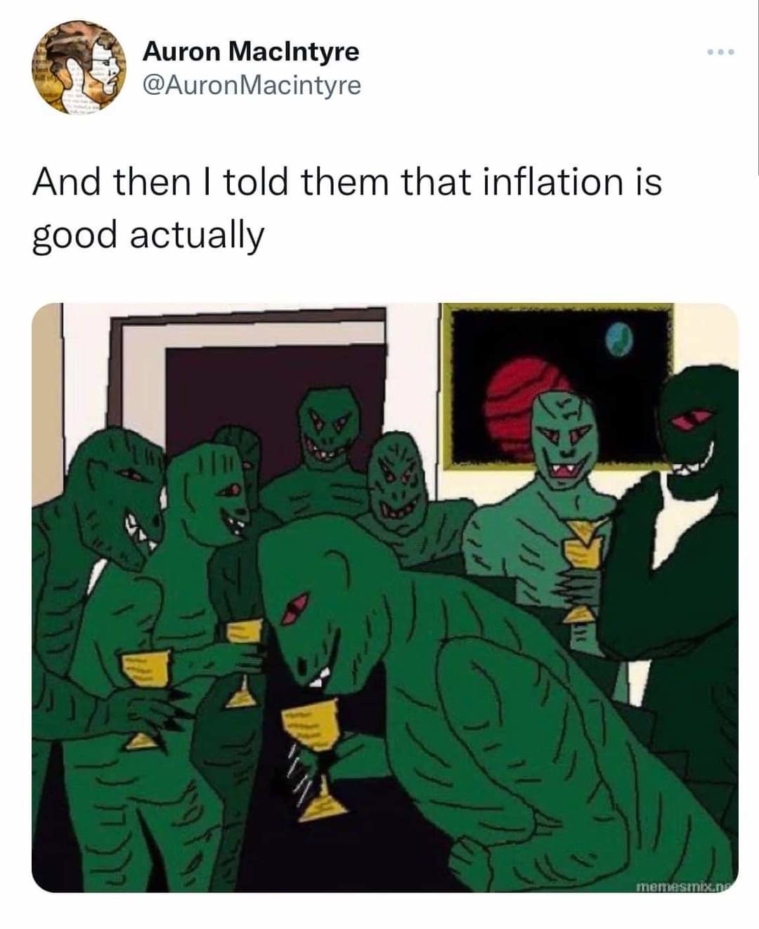 Inflation goes brrr - meme