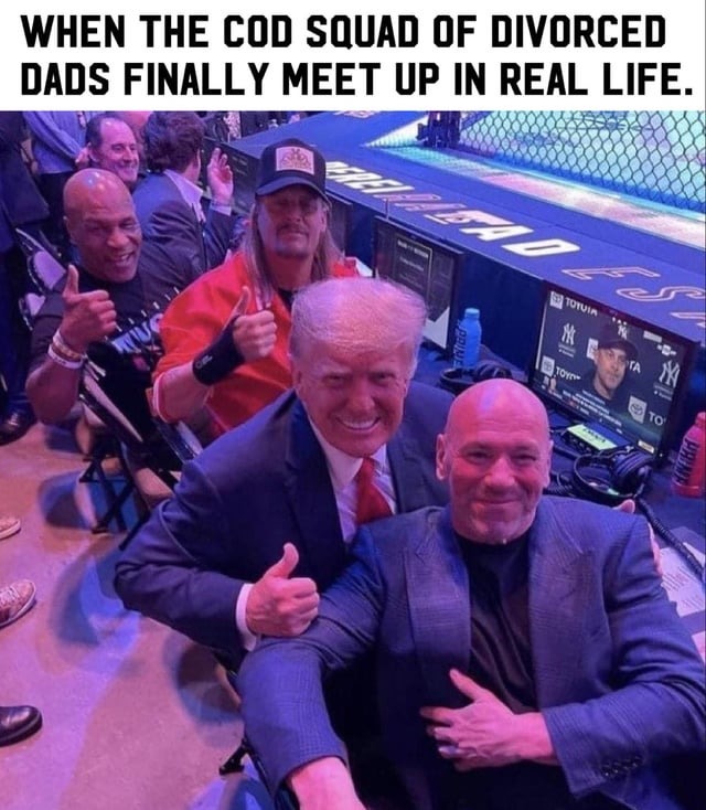 COD squad of divorced dads - meme