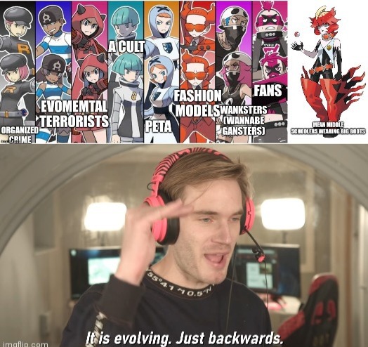 Evolve backwards - meme