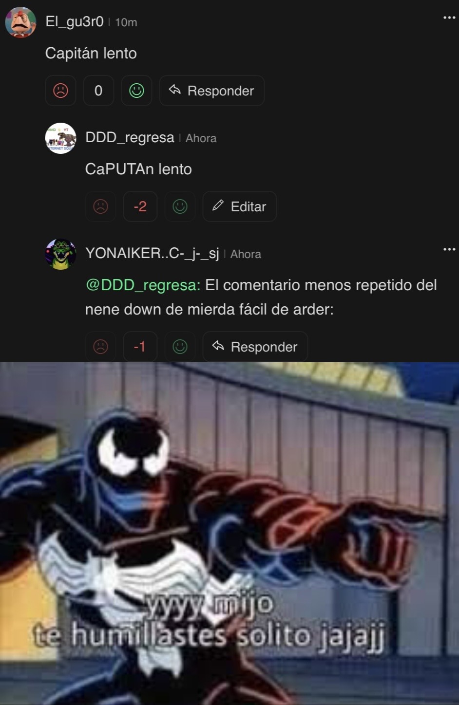 El burro hablando de orejas - meme