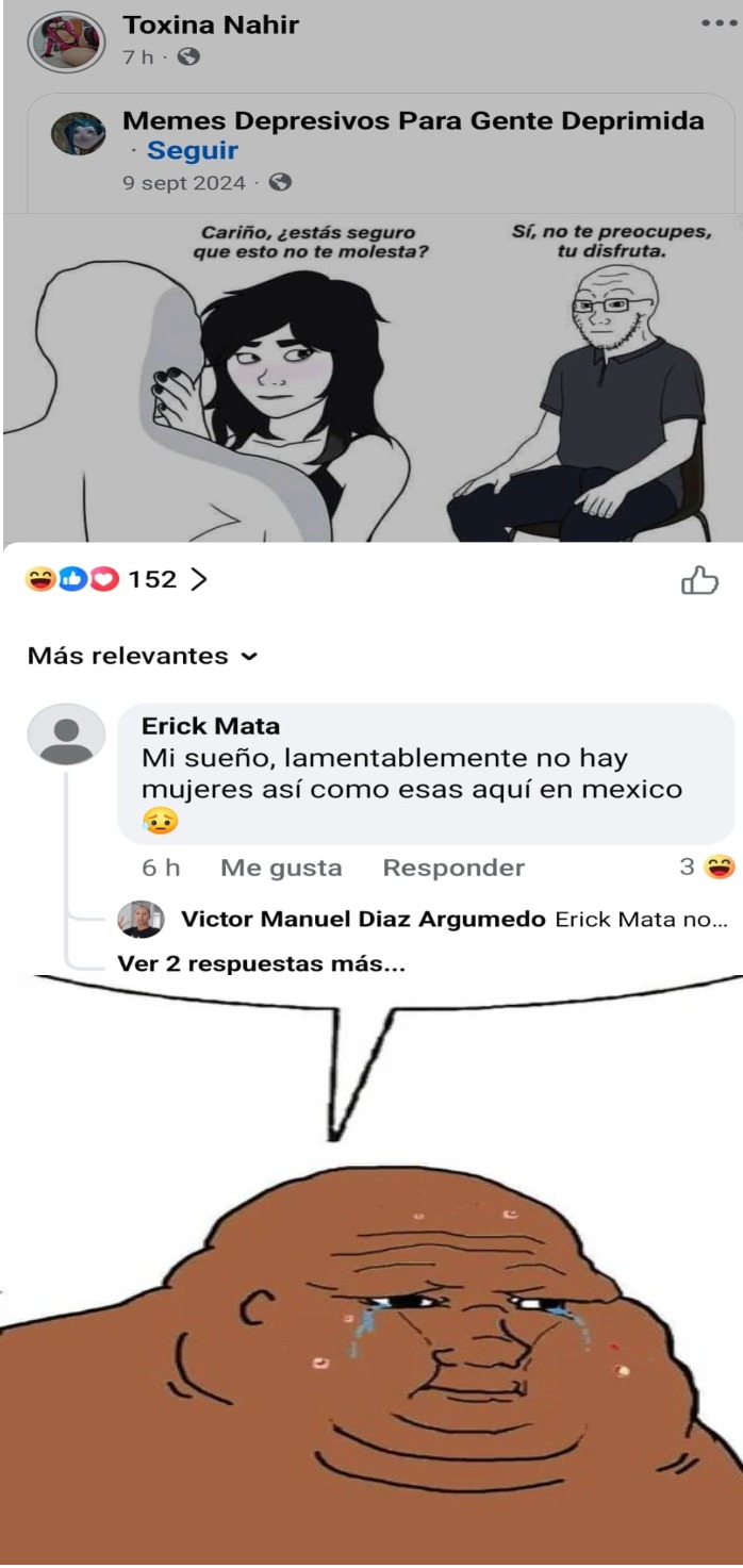 que tan pendejo y sin amor propio tienes que ser para escribir  , pero que este sujeto mencione a mexico si que es pasarse de vrg - meme