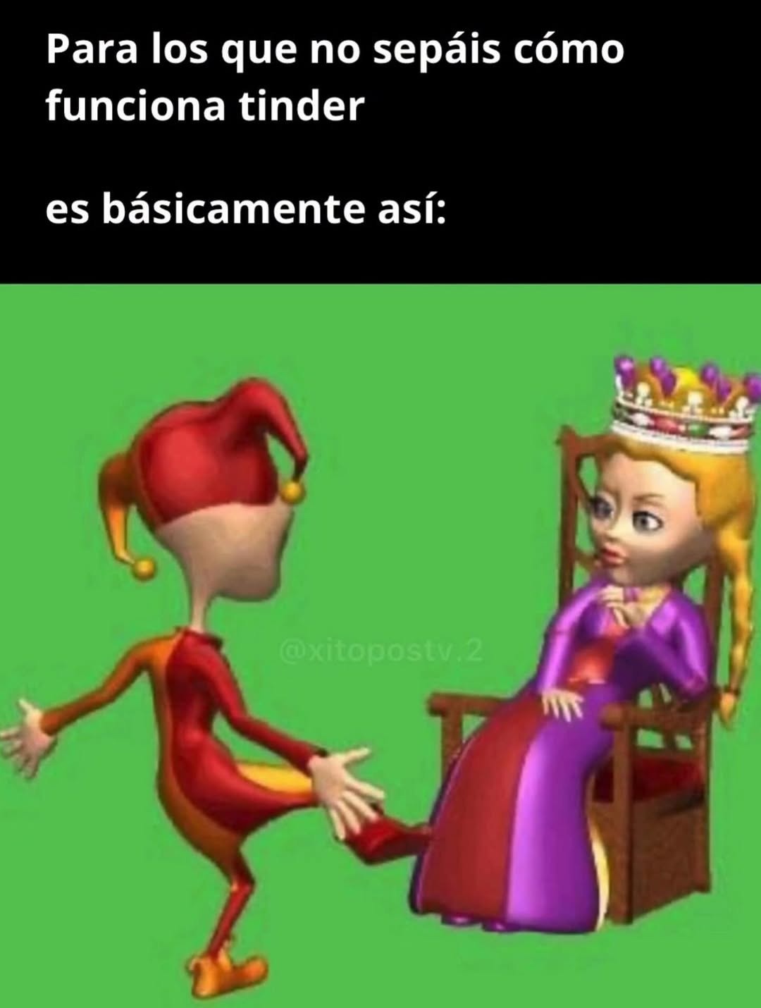 Así funciona Tinder por si alguien aún tenía dudas - meme